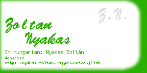 zoltan nyakas business card
